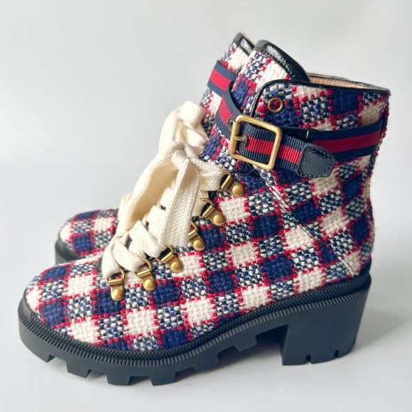 Gucci combat boots 7.5 - Picture 3 of 3